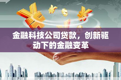 萨嘎金融科技公司贷款，创新驱动下的金融变革