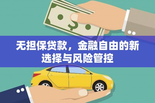康保无担保贷款，金融自由的新选择与风险管控