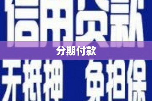 埌东分期付款