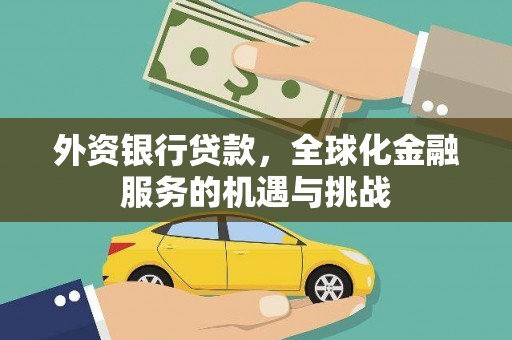 项城外资银行贷款，全球化金融服务的机遇与挑战