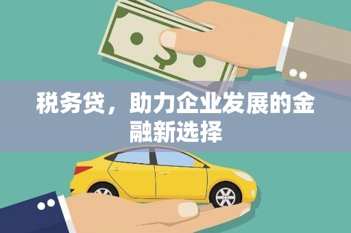 晋中税务贷，助力企业发展的金融新选择