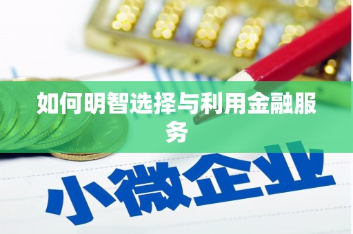 桃江如何明智选择与利用金融服务