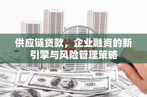 松原供应链贷款，企业融资的新引擎与风险管理策略