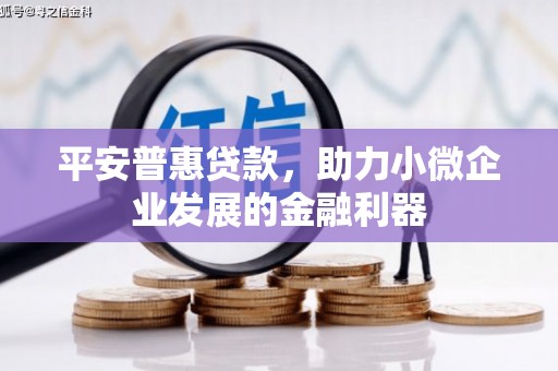 凯里平安普惠贷款，助力小微企业发展的金融利器