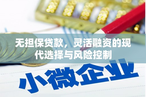 文峰无担保贷款，灵活融资的现代选择与风险控制