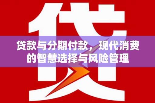 九龙城贷款与分期付款，现代消费的智慧选择与风险管理