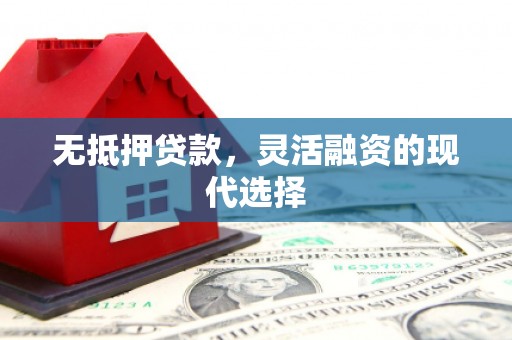 卓尼无抵押贷款，灵活融资的现代选择