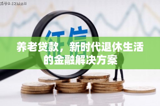 禹城养老贷款，新时代退休生活的金融解决方案