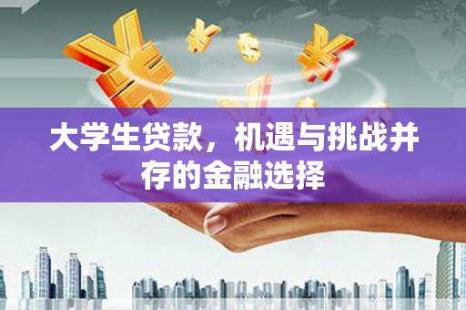 开县大学生贷款，机遇与挑战并存的金融选择