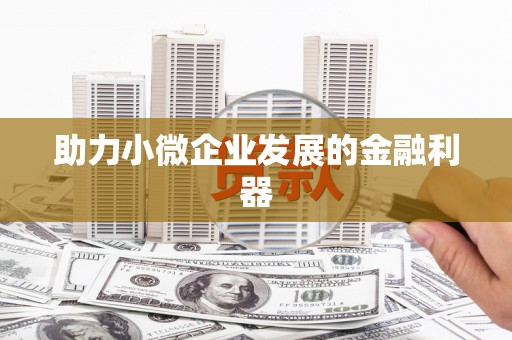 隆尧助力小微企业发展的金融利器