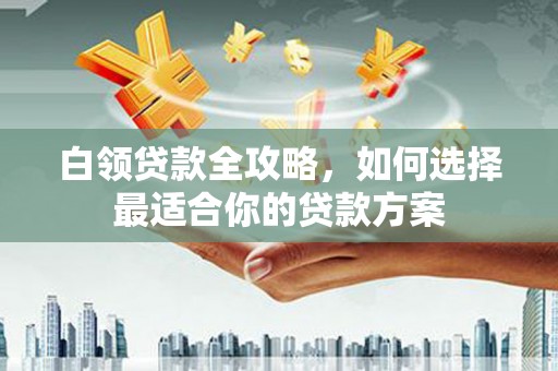宁夏白领贷款全攻略，如何选择最适合你的贷款方案